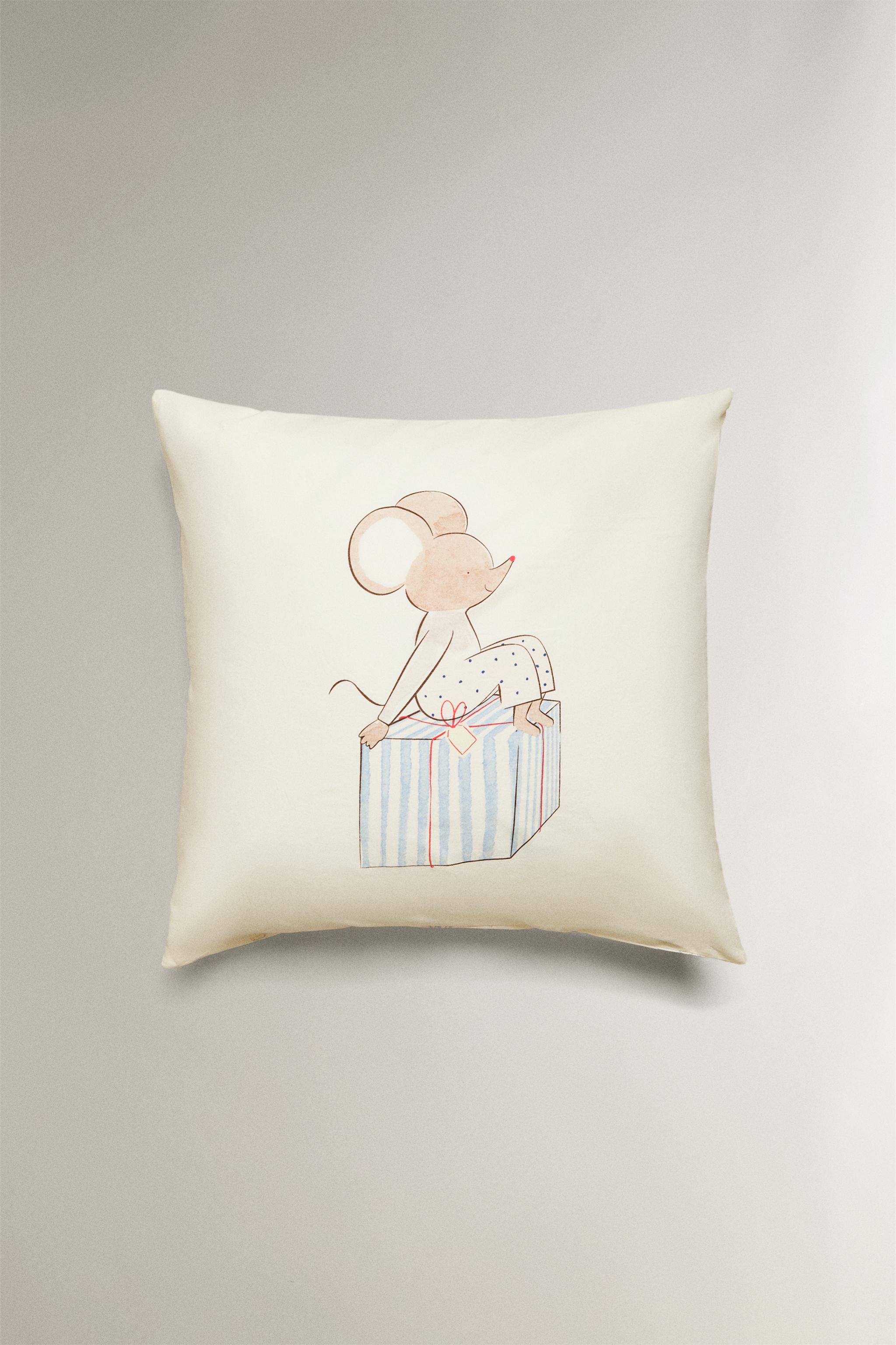 TAIE D’OREILLER ENFANT SOURIS